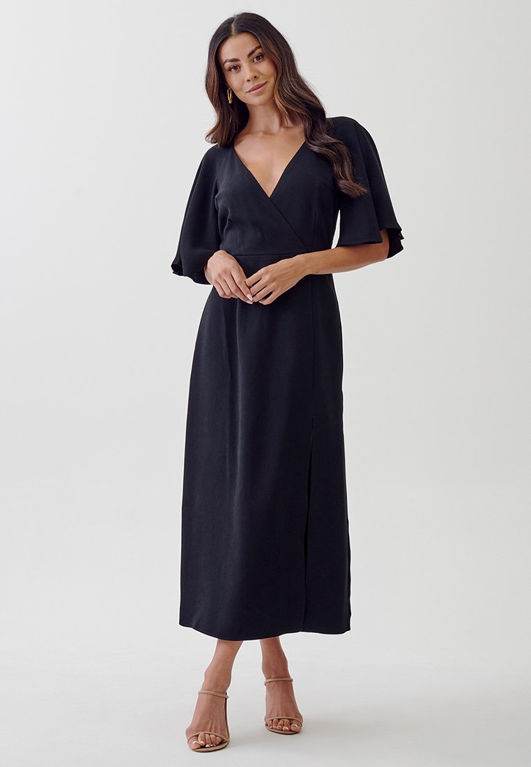 TUSSAH ABIGAIL MIDI - Denné šaty - black
