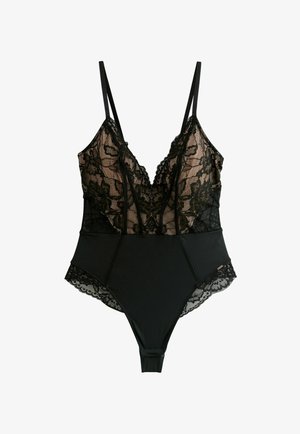 Lipsy, LOW PLUNGE SEQUIN - Body - black