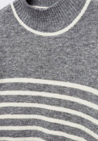 Mango Svetr - mottled light grey