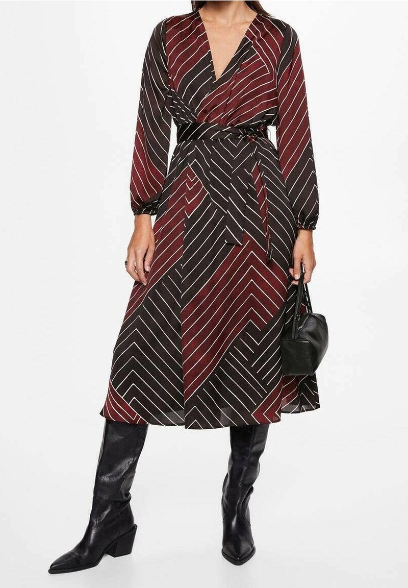 Mango Robe de jour - bordeaux