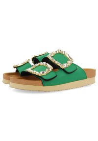 Gioseppo ADERKLAA - Sandalias planas - verde