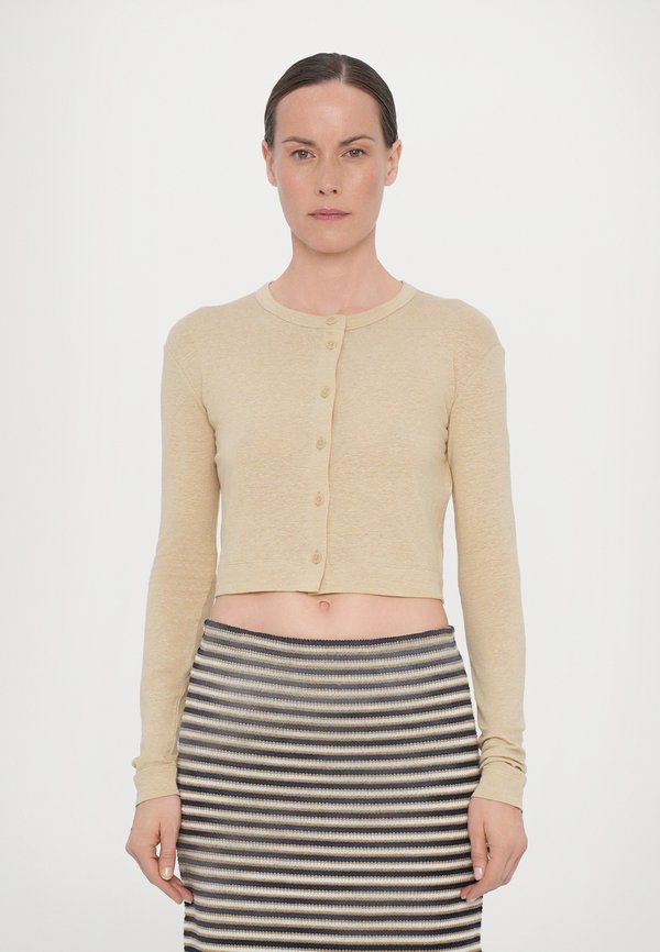 PECHINO - Strickjacke - cognac