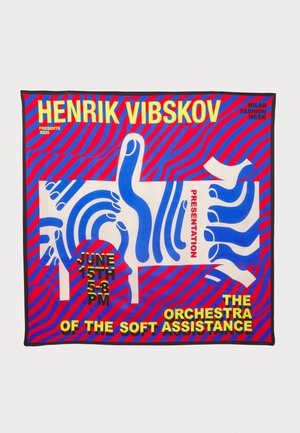 THE ORCHESTRA SCARF UNISEX - Foulard - red blue soft poster