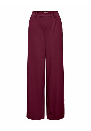 Object, OBJLISA WIDE PANT NOOS - Pantalon classique - windsor wine