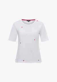 Ausgewählt, ecru rot