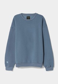 Bershka Sweatshirt - mottled royal blue