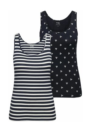 2 PACK TANKS - Undertrøjer - navy blue