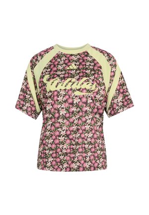 adidas Sportswear, ADIDAS SPORTSWEAR ADIDAS X FARM RIO HOUSE OF TIRO JERSEY - T-shirt print - auburn   pearl citrine   multicolor