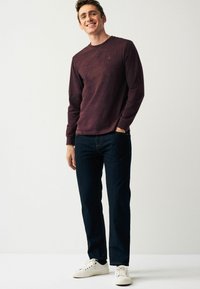 Next STAG MARL  - Langarmshirt - burgundy red