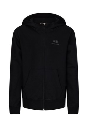 CHARLIE - Felpa con zip - black