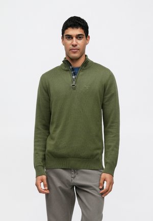 HALF ZIP - Πουλόβερ - winter moss