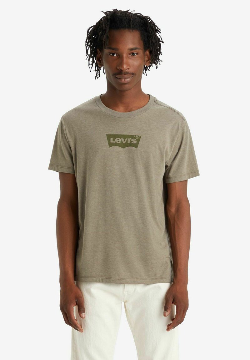 Levi’s® T-shirt print groen gemêleerd