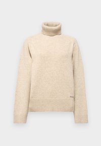 TURTLE NECK - Pulover - sand