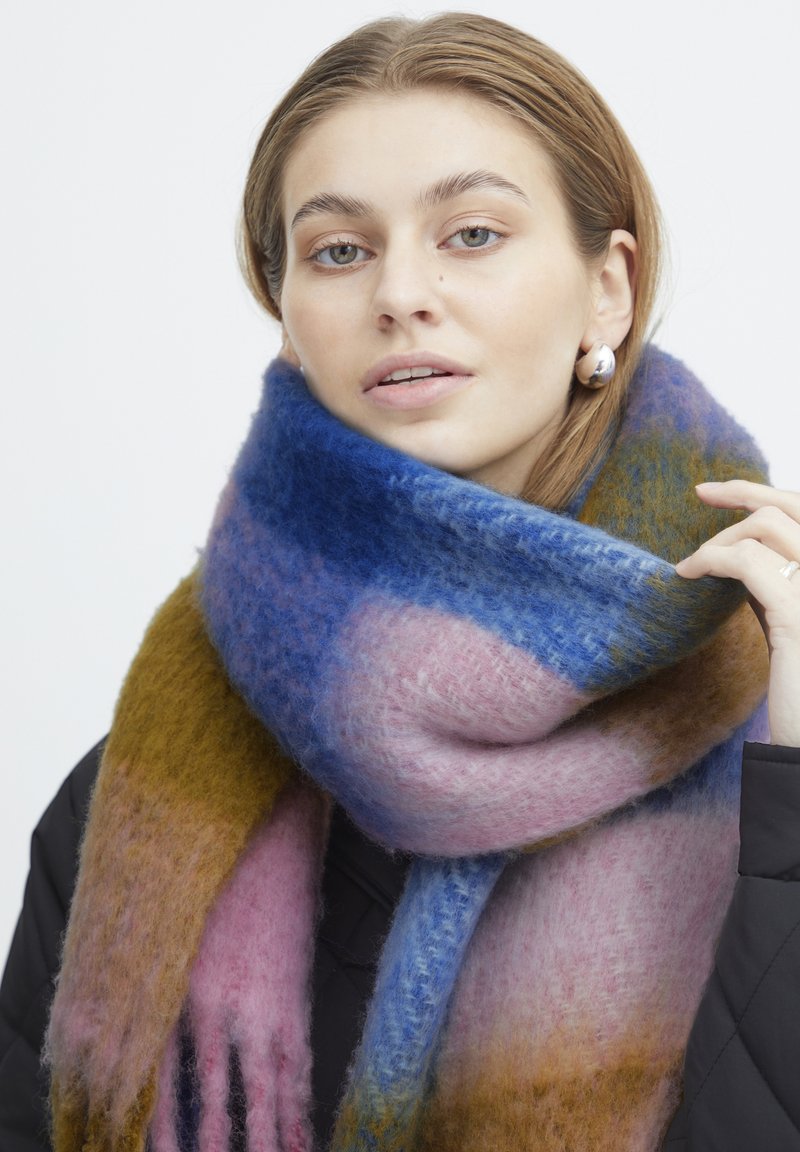 ICHI IAKIMMY Bufanda - grape/gris Zalando.es