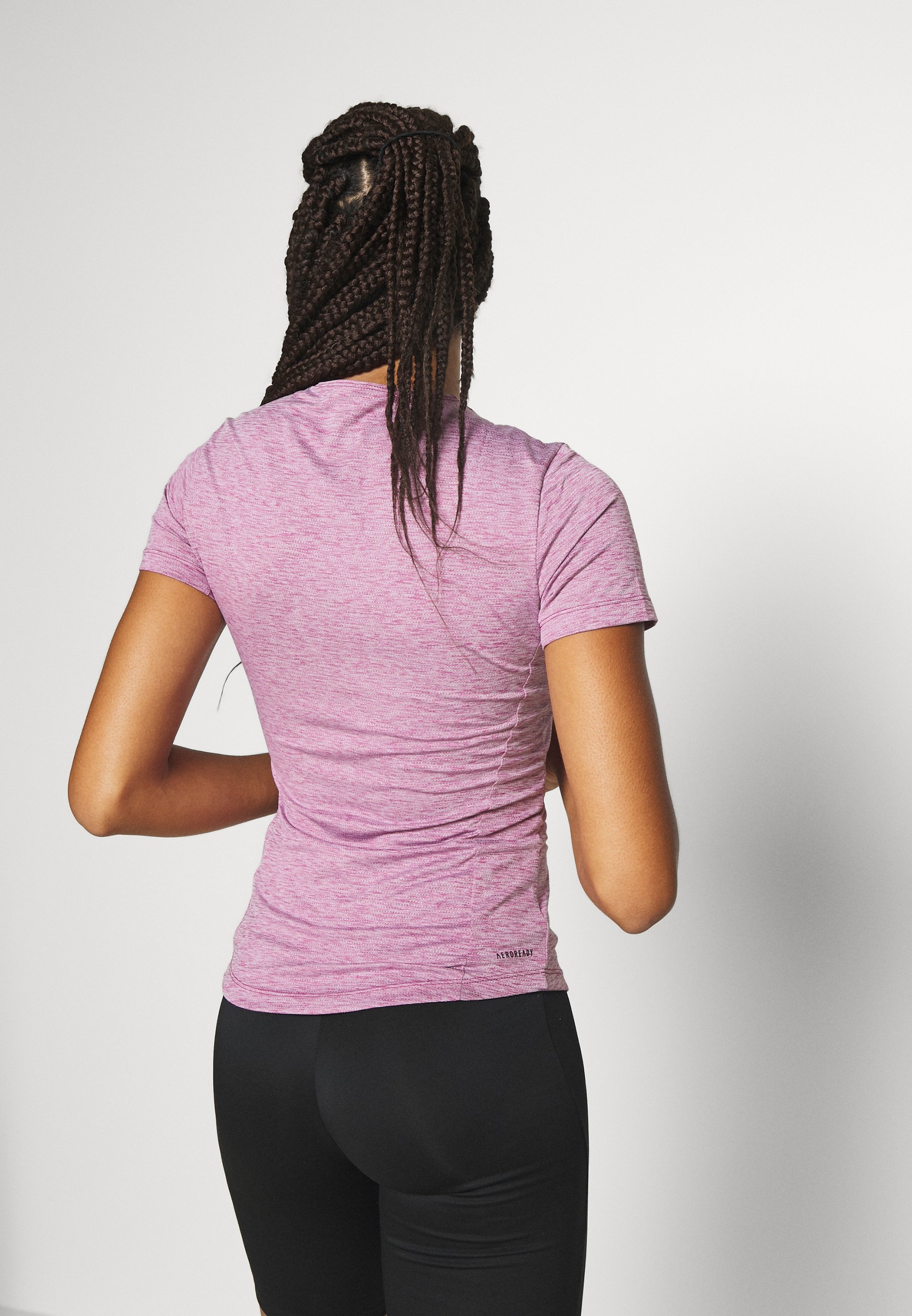 adidas Performance TEE T Shirt basic purple Zalando.at adidas Performance TEE T Shirt basic purple Zalando.at