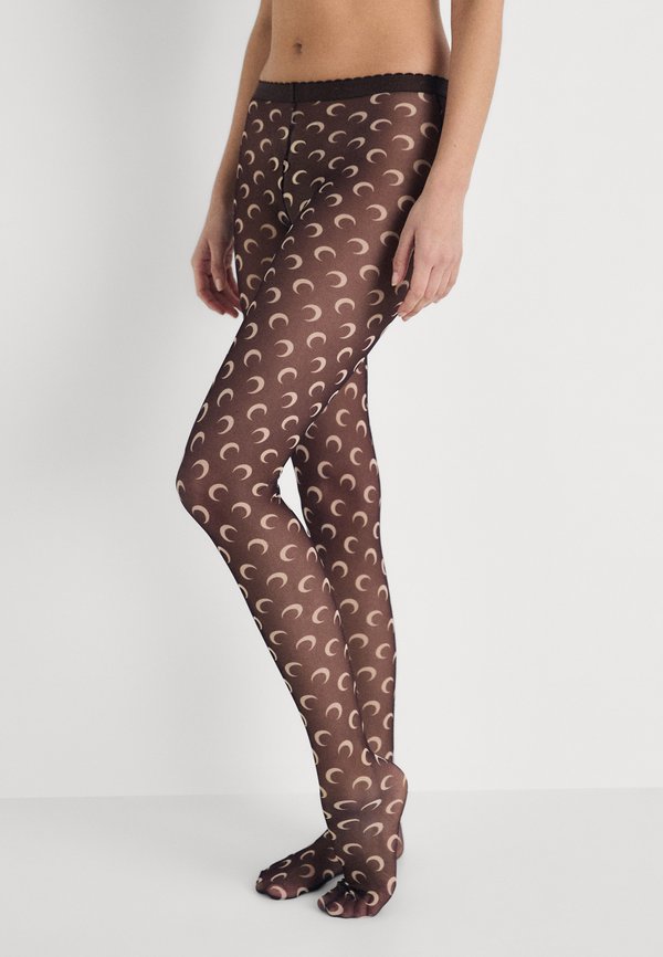 MOONOGRAM FLOCK TIGHTS - Tights