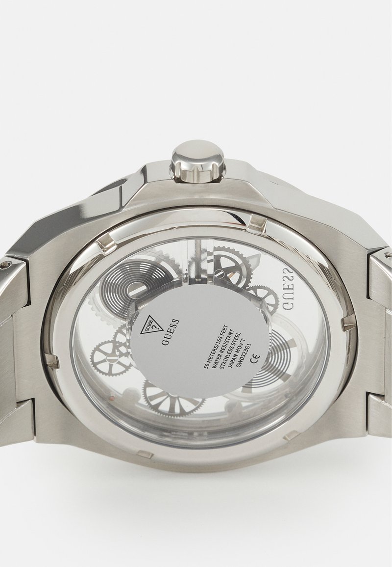 Herren Analoguhren | Guess BIG REVEAL Uhr silver-coloured/silberfarben - NT42078 Herren Analoguhren | Guess BIG REVEAL Uhr silver-coloured/silberfarben - NT42078
