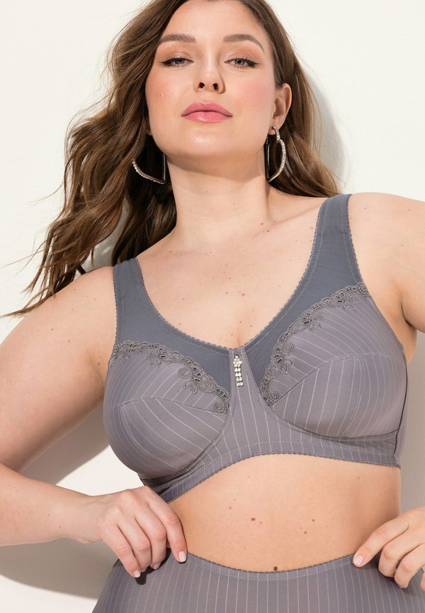 KELLY ZONDER BEUGELS STRASHANGER - T-Shirt BH - concrete gray