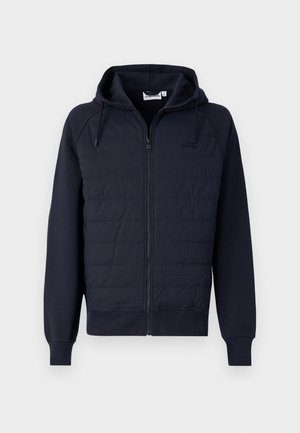 MIJO HYBRID ZIP HOOD JACKET - Light jacket - navy