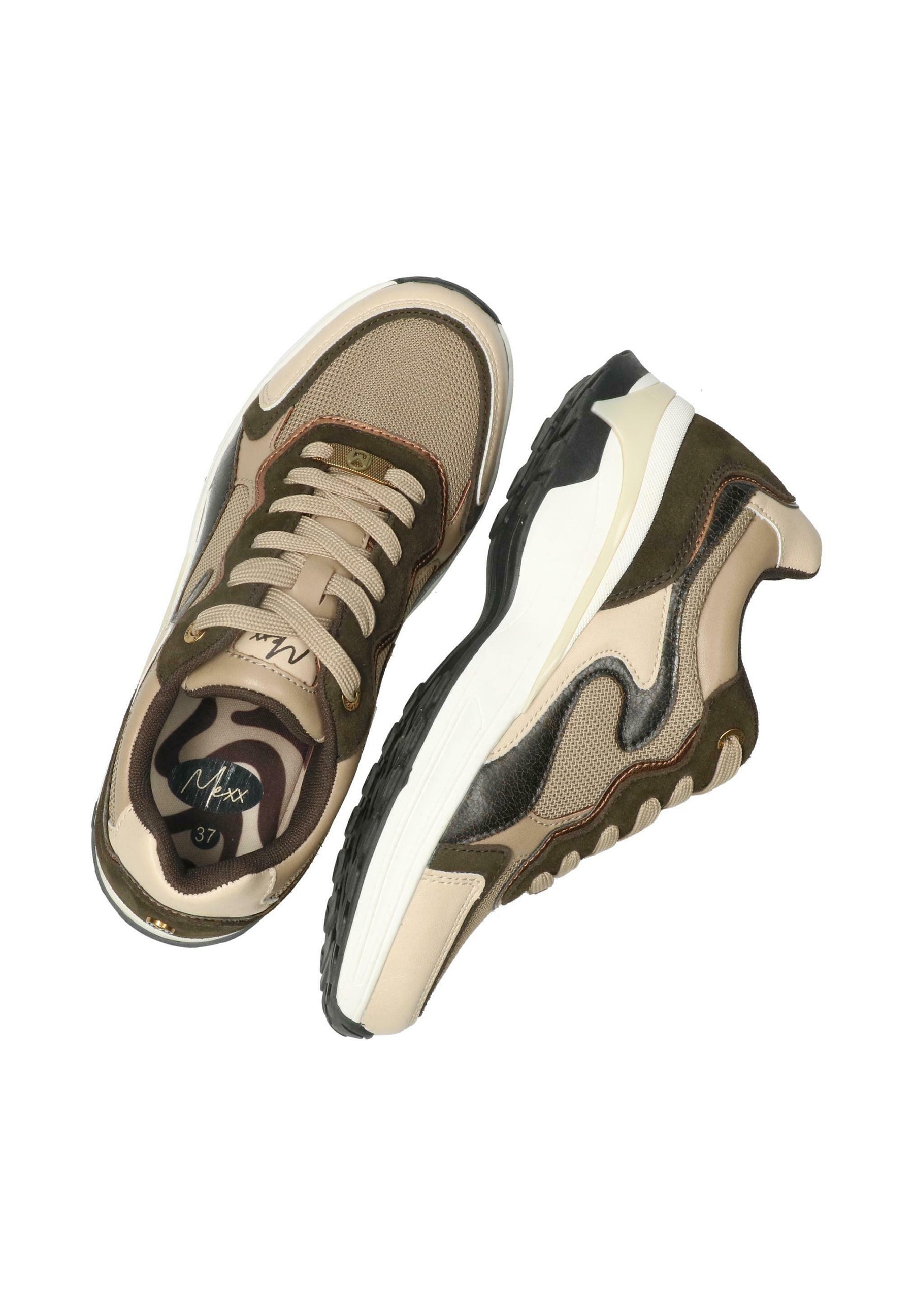 Mexx PORTIA LOVE - Sneakers laag - brown green/bruin - Zalando.nl