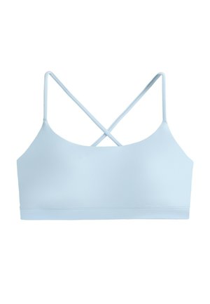 OYSHO, LIGHT-SUPPORT COMFORTLUX SPORTS BRA WITH CROSSOVER STRAPS - Brassière - light blue