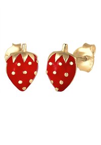 Elli STRAWBERRY - Ohrringe - gold-coloured