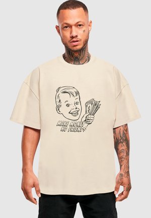 MAKE MONEY  TEE - Print T-shirt - sand