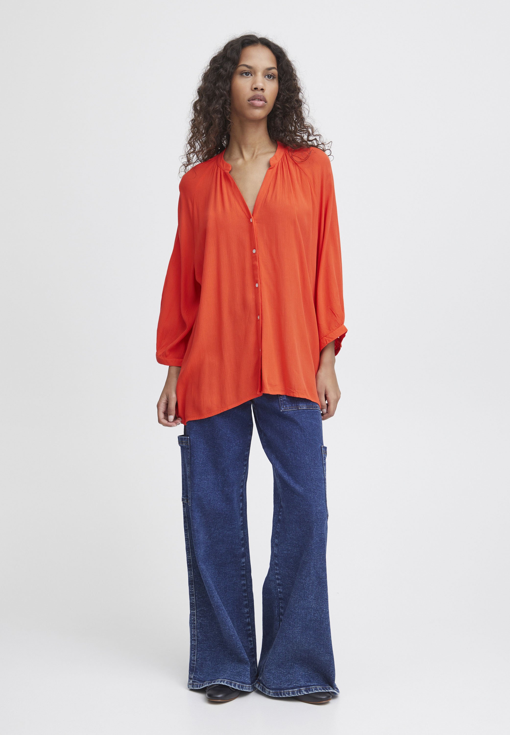 売れ筋商品|||イチ シャツ レディース トップス IHMarrakech - Blouse - grenadine ICHI IHMarrakech - Blouse - grenadine/lichtrood - Zalando.nl