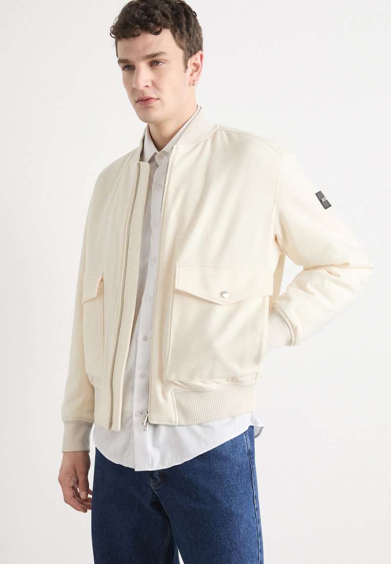 BOSS COILIN - Bomberjacke - open white