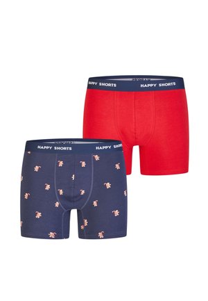 CHRISTMAS 2-PACK - Boxer Briefs - navy red gingerbreadmen