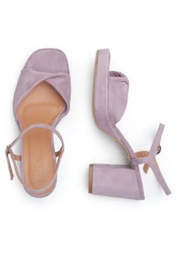 BALAGAN BIANCA - Sandály na vysokém podpatku - lavender suede