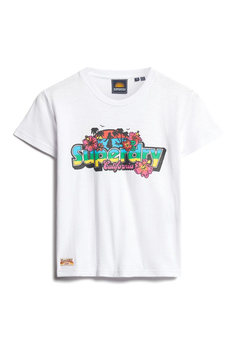Superdry & Co T-shirt print wit Superdry & Co T-shirt print wit