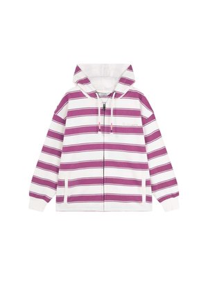 STRIPESSKULLZIP - Sudadera con cremallera - mauve stripes