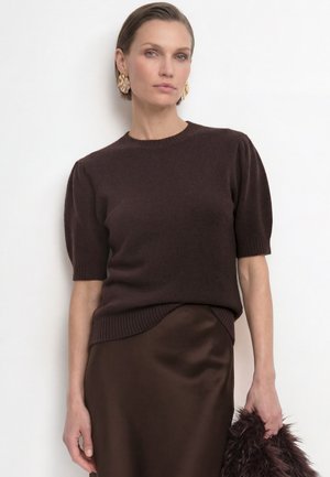 Rich & Royal, RICH & ROYAL PULLOVER - T-shirt basic - chocolate torte