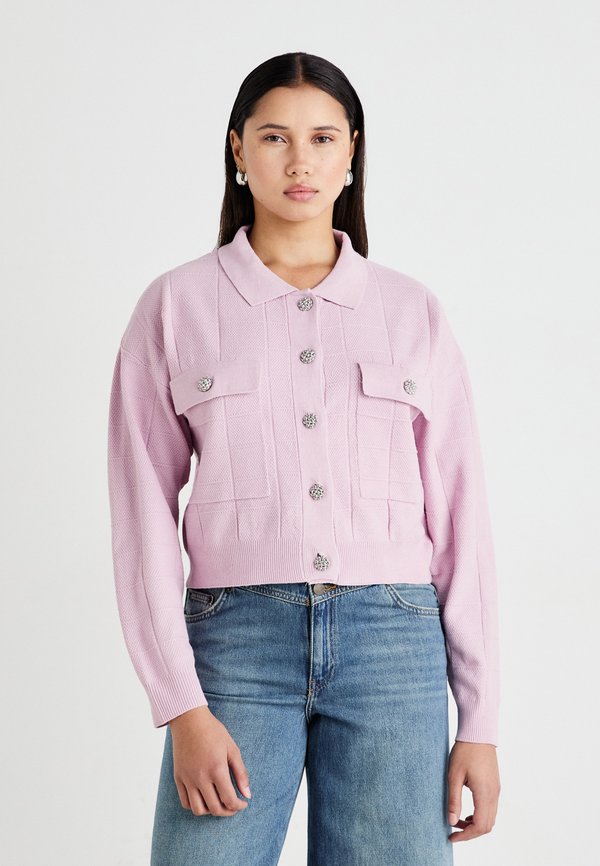 VIJULISA SHORT BFS - Strickjacke - winsome orchid