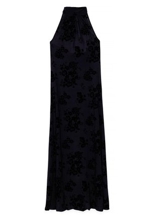 HALTERNECK - Maxi-jurk - black