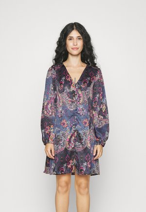 ONLY Petite ONLMATILDA V NECK DRESS  - Denné šaty - vintage indigo