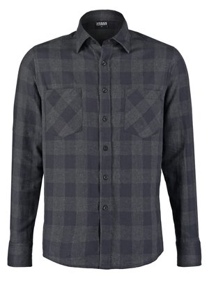 Urban Classics CHECKED - Hemd - black
