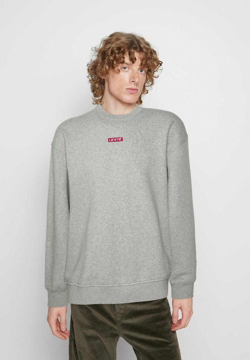 Levi's® RELAXED BABY TAB CREW Sweatshirt mid tone grey heather