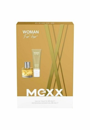 GIFTSET MEXX WOMAN EDT 20ML + SHOWER GEL 50ML - Skincare Set - gold