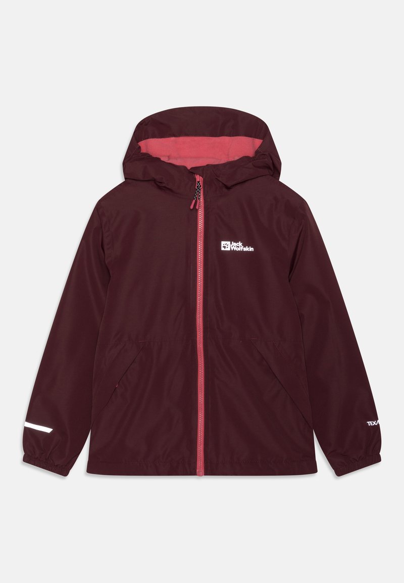 Jack Wolfskin SNOWY DAYS UNISEX - Vízlepergető széldzseki - boysenberry