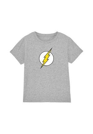 Cotton Soul, DC FLASH FLASH LOGO UNISEX - T-Shirt print - mottled light grey