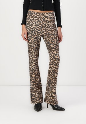 JJXX JXNANCY FLARED PANT - Hlače - cornstalk