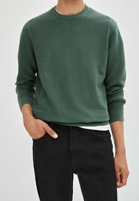Massimo Dutti Trui - metallic green