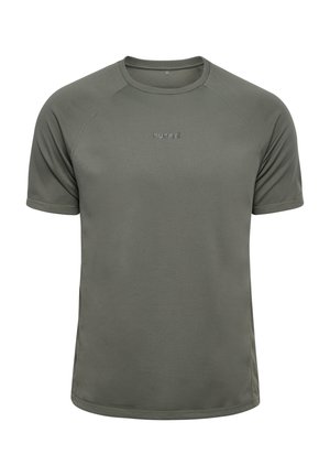 Hummel, HUMMEL HMLMOMENTUM T-SHIRT S/S - T-shirt basic - castor gray