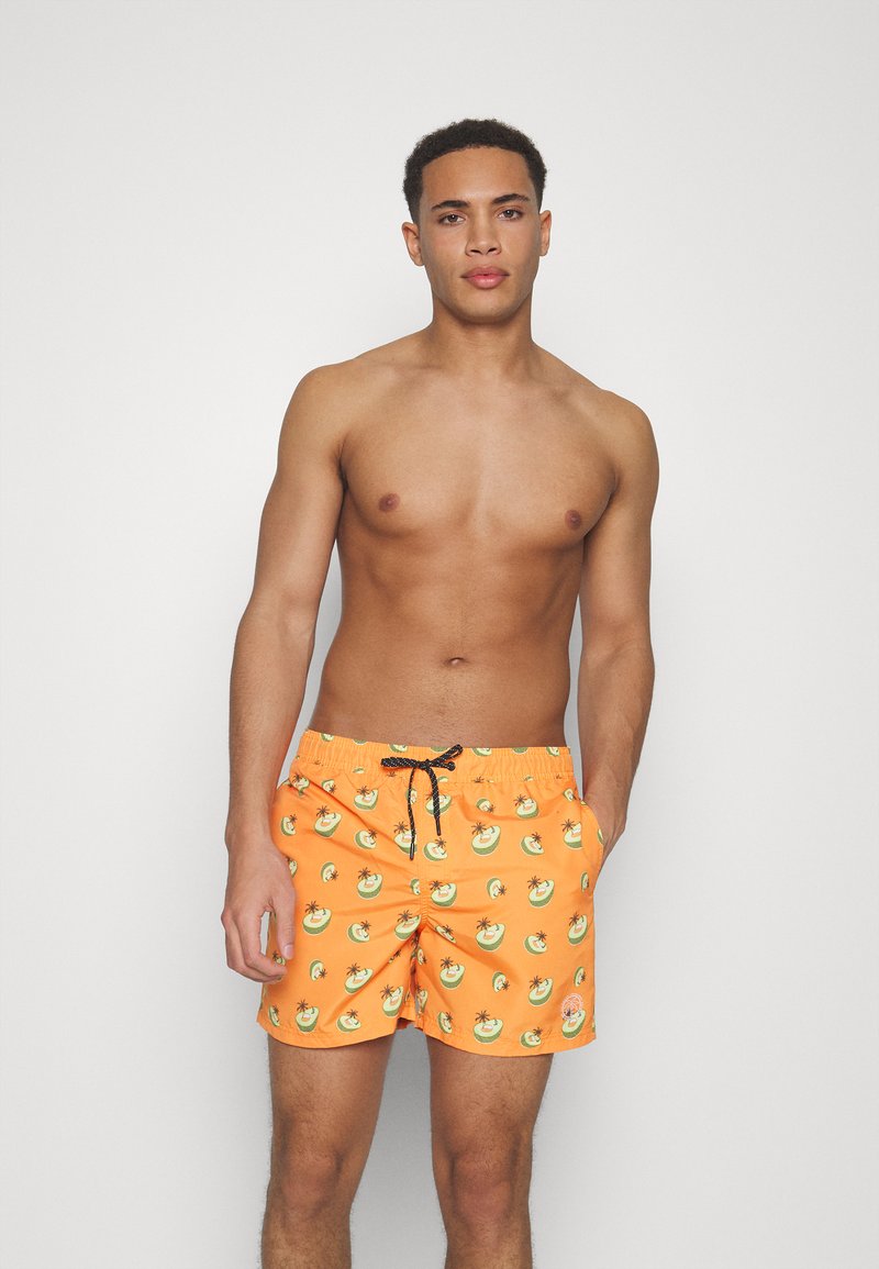 Jack & Jones STFIJI SWIM FUNNY Swimming shorts orange peel/orange