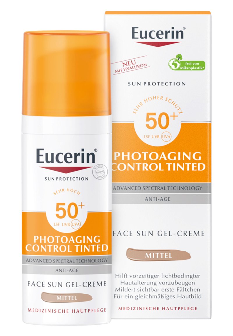 Herren Sonnenschutz | Eucerin SUN PHOTOAGING CONTROL FACE CC CREME GETÖNT MITTEL LSF 50+ Sonnenschutz - VM79262 Herren Sonnenschutz | Eucerin SUN PHOTOAGING CONTROL FACE CC CREME GETÖNT MITTEL LSF 50+ Sonnenschutz - VM79262