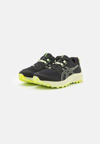 ASICS TRABUCO TERRA 2 - Chaussures de running - black/cool matcha