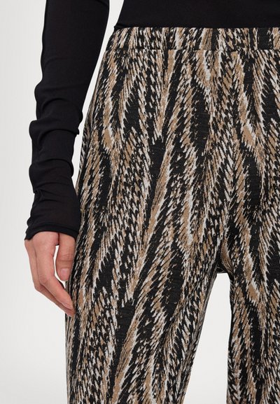 Diane von Furstenberg BURANO PANTS - Kalhoty - black