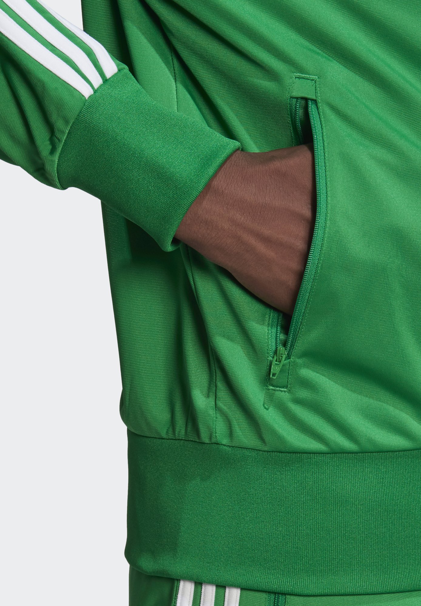 adidas firebird jacket green